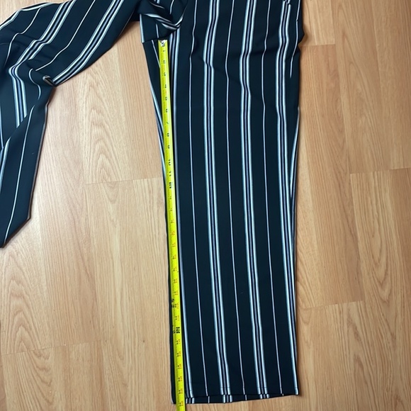 SOLD! Women’s Summer Pants, Rickies, Size: M, Color: black & white Stripes - Picture 8 of 15